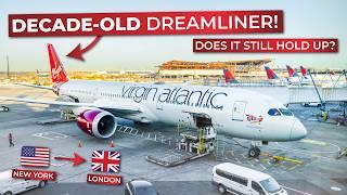 BRUTALLY HONEST | Virgin Atlantic Boeing 787-9 ECONOMY Daytime Flight from New York to London!