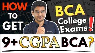 Score 9+ CGPA in BCA Course BCA Exams Best Tips! Skills vs Marks! #BCA #BCAExams #skills #viral