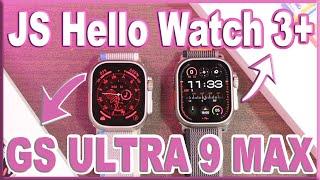 JS Hello Watch 3+ vs GS Ultra 9 Max | Quick Comparison | Display & Ui 