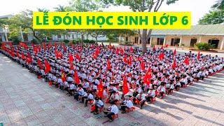 Đón học sinh lớp 6 -  Trường THCS Đồng Hợp