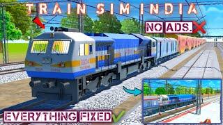 Train Sim India New Alpha Update | Crash Fix | No Ads. | Smooth Gameplay | New Route | Ishu K Tech