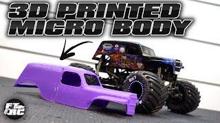 NEW 3D Printed Body for the Micro Monster Truck!!