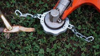 CHAIN Trimmer Head !? REVIEW AND TEST #4