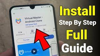 Virtual Master Android Clone | How to activate the Virtual Android Machine on Android