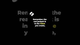 Your Daily Lottery Ticket: The Value You Create is Priceless!  #motivation  #staypositive