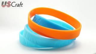 Debossed Wristbands - Uscraft.com