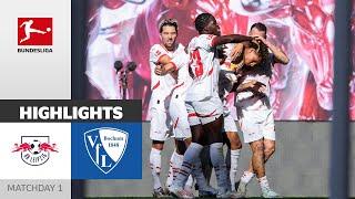 New Signing Nusa Secures Victory | RB Leipzig - VfL Bochum 1848 1-0 | Highlights | MD 1 - Bundesliga