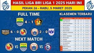 Hasil Liga 1 2025 Hari Ini - Persib vs Persik - Klasemen Liga 1 2025 terbaru hari ini