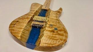 I Built an Epoxy Resin River Guitar