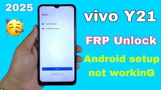 vivo y21 frp bypass android setup not working | vivo frp bypass without pc 2025