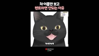 차 이름만 보고 렌트하면 안되는 이유? 