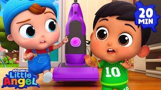 Push Goes The Button | Little Angel And Friends Kid Songs