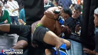 JATHEN VICTORIAN (GROUND DWELLERS) VS STEPHEN BELTRAN (4OZ MMA) MMA EXHIBITION SCRAP