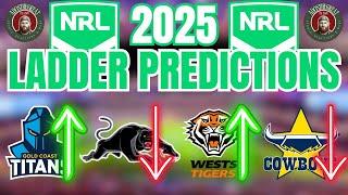 2025 NRL Ladder Predictions