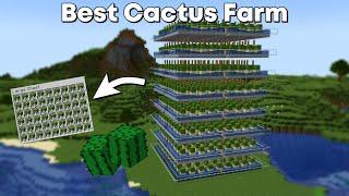 Minecraft Automatic Cactus Farm  - 1500+ Per Hour