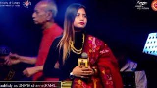 MANIPUR GI RANI SHARMA NA LATA MANGESHKAR GI SHRADHANJALI GI KOLKATA DA PERFORME TOUBA#LATAMANGESHKR