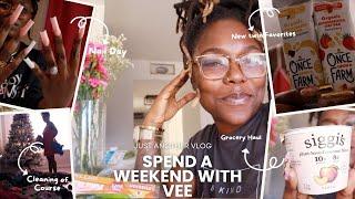 WEEKEND VLOG: Costco and Amazon Fresh Haul, Nail Day, Cleaning, Twin Favorites, Whats for dinner