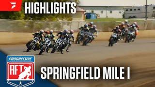 American Flat Track at Springfield Mile I 9/1/24 | Highlights