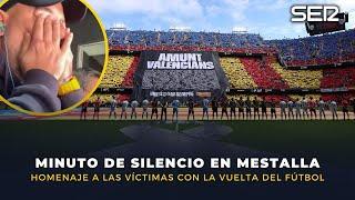  AMUNT VALENCIANS | IMPRESIONANTE minuto de silencio en Mestalla