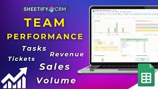 How To Measure Google Sheets CRM Team Sales Performance (Sheetify CRM)