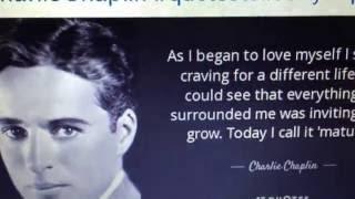 Best Charlie Chaplin Quotes ~ Love your neighbor AS yourself.