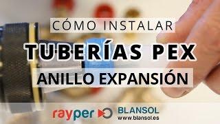 Cómo instalar tubos PEX con los accesorios de anillo plástico de expansión Rayper