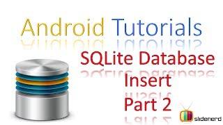 163 SQLite Database Insert Statement Part 2 |