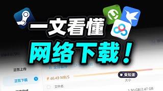 千兆网下载跑不满，真是你的问题？Steam下载速度怎么这么快？【柴知道】