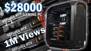 28,000$ 64-CORE MONSTER - THREADRIPPER PRO 3995WX - RTX 3090 KUDAN 3 WAY - G.SKILL  256GB - PC BUILD