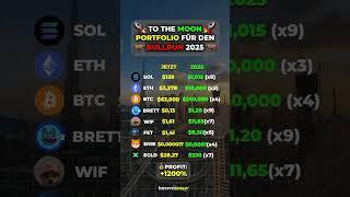 Top Krypto Portfolio für den Bullrun 2025 #krypto #bitcoin #kryptos #altcoins