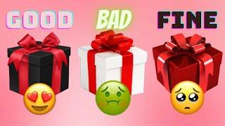 CHOOSE YOUR GIFT |GOOD BAD FINE| ESCOLHA SEU PRESENTE  | CHOOSE THE SURPRISE#chooseyourgift