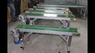 Horizontal belt conveyors | Horizontal belt conveyor manufacturers in India | belt conveyor systems