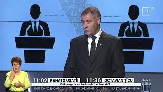 TV Moldova1. Octavian Ţîcu şi Renato Usatîi