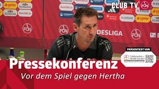 RE-LIVE: Die PK vor dem Spiel gegen Hertha