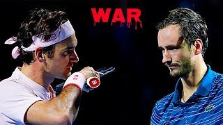 When Tennis turns into WAR! (Federer vs Medvedev)