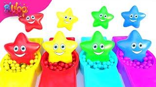 Twinkle Twinkle Colorful Stars | BluLoo Nursery Rhymes & Kids Songs