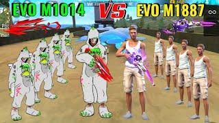 Evo M1014 vs Evo M1887 Fight On Factory | Evo Gun Skin Challenge | Garena Free Fire | Y GAMING