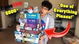 I WENT TO GAMESTOP AND BOUGHT ONE OF EVERY POKEMON CARD PRODUCT THEY HAD! *Tons of Ultra Rares*