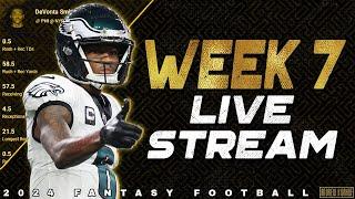 Week 7 Live Stream Q&A - 2024 Fantasy Football