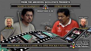 One Pocket - EFREN REYES vs MARCO MARQUEZ - 2004 Derby City Classic Finals