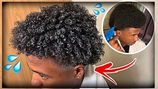 How To Get Curls for Short Hair (Black Men)