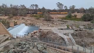 The UP3086 North Platte PSR train by Feather River Fish Hatchery 🪶 Oroville, CA