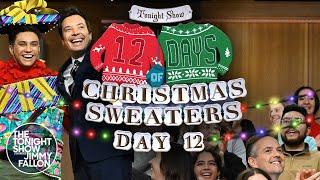 12 Days of Christmas Sweaters 2023: Day 12 | The Tonight Show Starring Jimmy Fallon