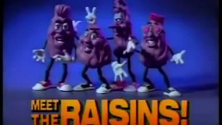  THE CALIFORNIA RAISINS PERFORMANCE SONG SIGNED SEALED DELIVERED I'M YOURS