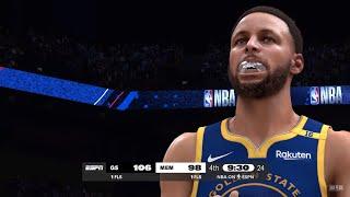 NBA 2K25 NBA Today | WARRIORS vs GRIZZLIES FULL GAMEPLAY