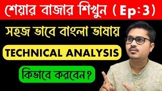 Basics of share market for beginners in bengali || EP - 3 || Technical Analysis শিখুন বাংলায়