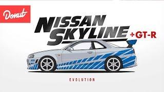 Evolution of the Nissan Skyline [ + GT-R ] | Donut Media