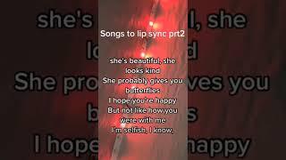 songs to lip sync prt2 #shortsviral #subscribe #edit #viral