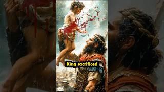 Only King Who Sacrificed His Son #bible #shorts