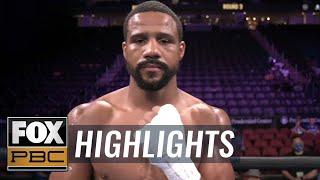 Andre Dirrell TKO's Chris Brooker in-ring return, calls out Badou Jack | HIGHLIGHTS | PBC ON FOX